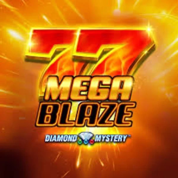 Diamond Mystery Mega Blaze slot logo by Greentube at Dolly Casino