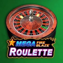 Mega Fire Blaze Roulette online game logo by Playtech on dollyscasino.it