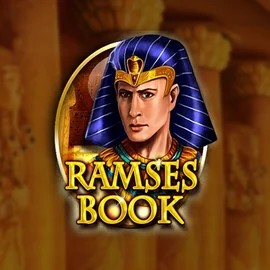 Ramses Book Deluxe by Gamomat, showcased at dollyscasino.it – game logo