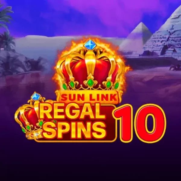Regal Spins 10 logo by PatePlay at Dolly Casino